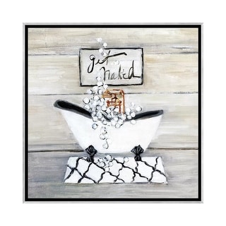 iCanvas "Get Naked" by Sally Swatland Framed - Bed Bath & Beyond - 37678197